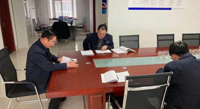 莱西市“四好农村路”三标段驻地监理处组织学习《竣工资料整理办法》